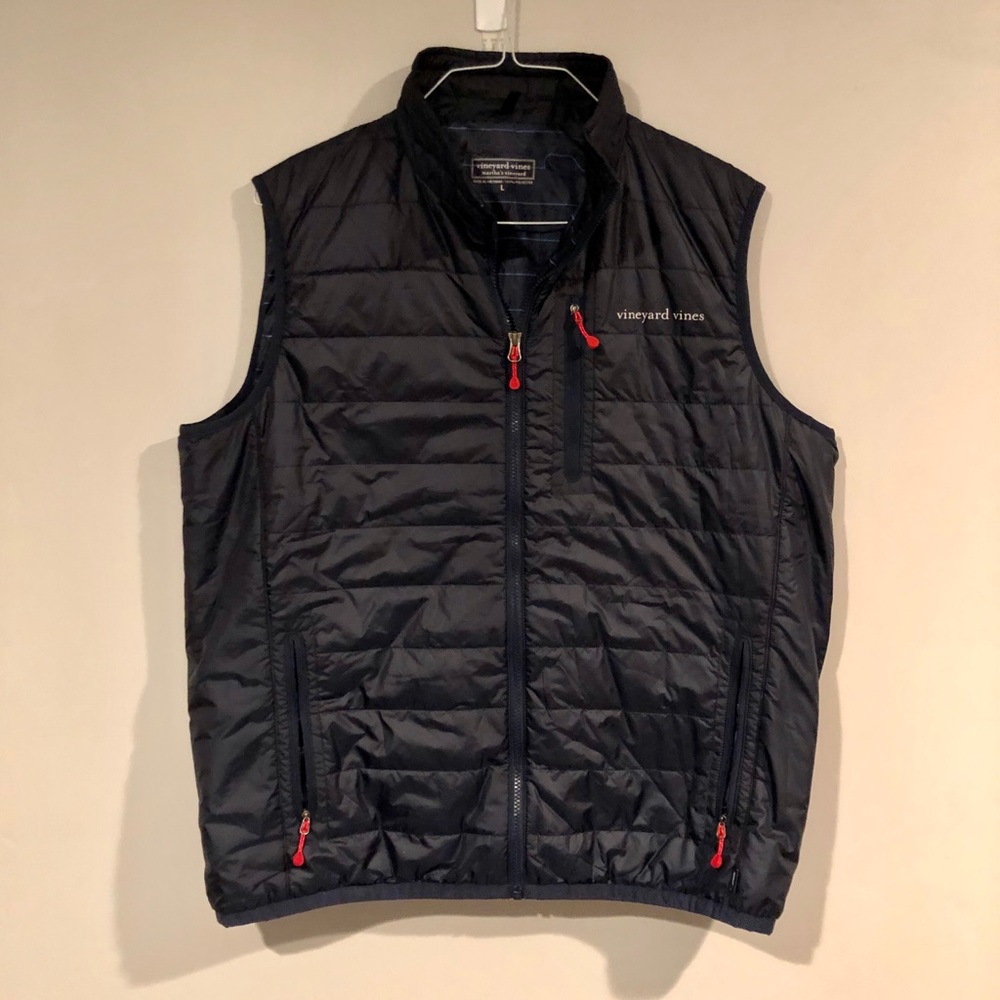 Vineyard Vines Navy Puffer Vest